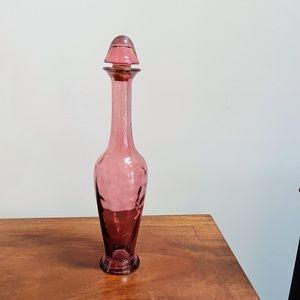 Rare Find “Genie Bottle” Vintage Recycled Glass